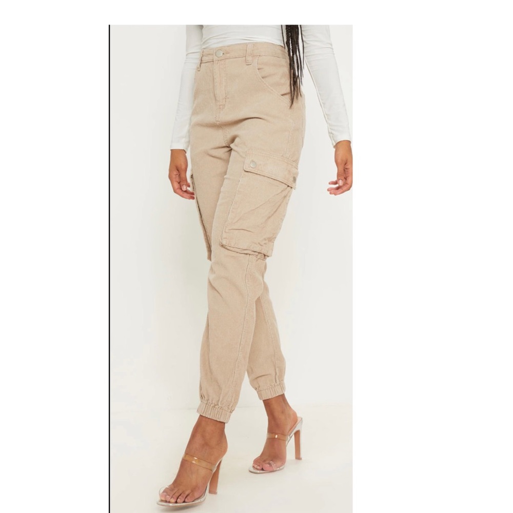 Prettylittlething corduroy cargo pants